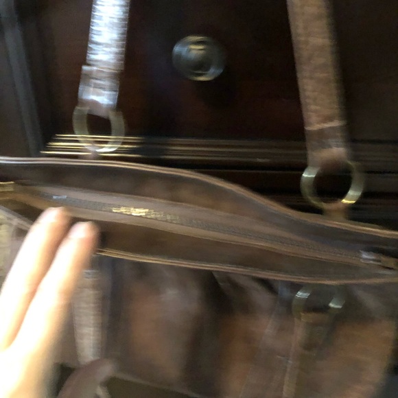 Vintage real leather Old Lady Bag - Picture 3 of 11